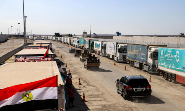 استعدادات في رفح المصرية لإدخال مساعدت كبيرة إلى غزة بعد وقف إطلاق النار 1 678a6f5a4c59b71891735bc6
