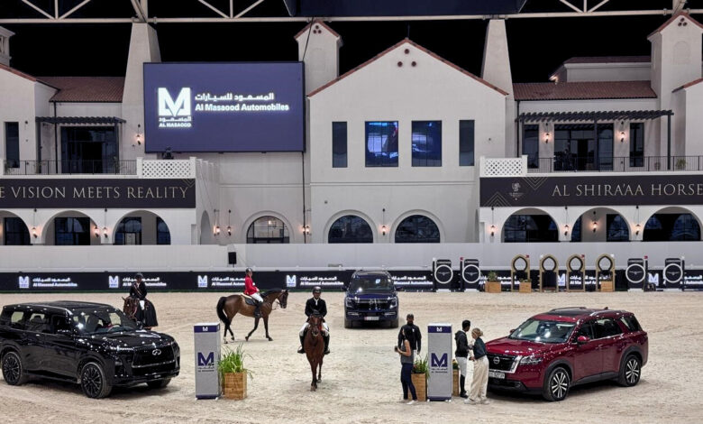 المسعود للسيارات تشارك في بطولة الشراع الدولية لقفز الحواجز كراع رئيسي 1 Nissan Al Shiraa International