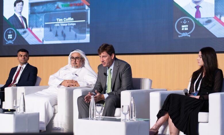 تريستار" تعلن عن انعقاد النسخة السابعة من مؤتمر "السلامة في البحار" في دبي يوم 10 نوفمبر 2025 1 Tim Coffin 2nd from right at 6th Tristar Safety at Sea Conference in 2024