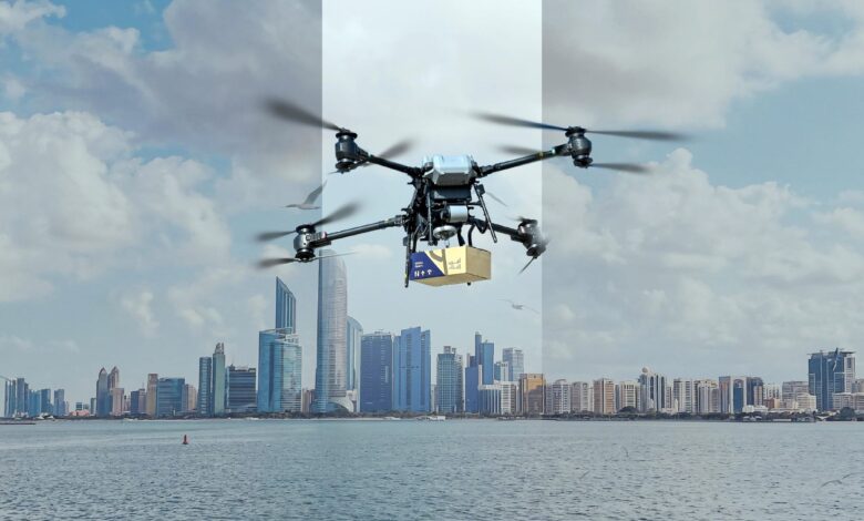 "لود" و"7X" تُجريان أول تجربة لتوصيل الطرود بطائرة درون في أبوظبي 1 gwo04wg71k911z7pn