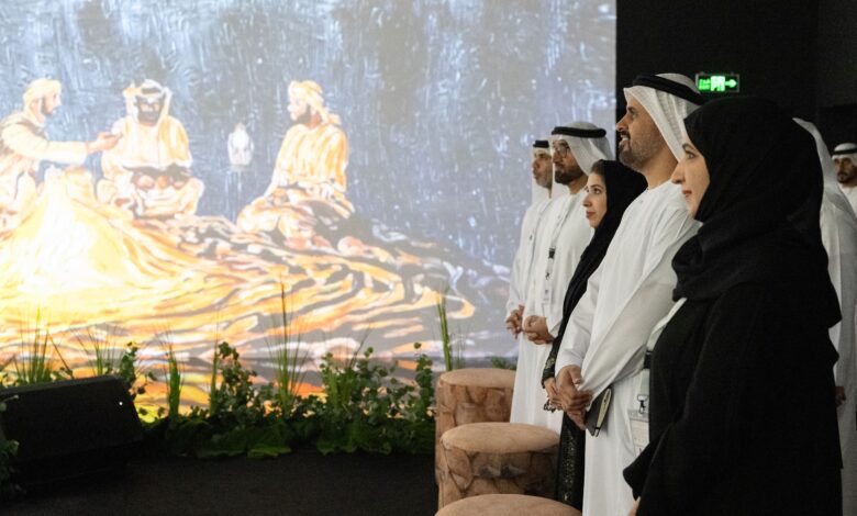 ذياب بن محمد بن زايد يزور النسخة الـ 22 من معرض أبوظبي الدولي للصيد والفروسية 1 ij206v5i1k91jecpn