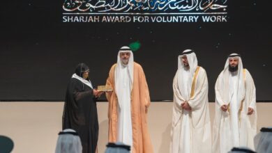 ضمن جوائز "الشارقة للعمل التطوعي" "جائزة الأصالة لأفضل المشاركات التطوعية وتعزيز نقل خبرات كبار السن إلى المجتمع والدمج الاجتماعي 9 جائزة الأصالة 3