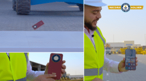 HONOR تحطم رقمًا قياسيًا في موسوعة غينيس™ بهاتفهاHONOR X9 المقاوم للكسر والمُعزز بالذكاء الاصطناعي. 2 Image 2