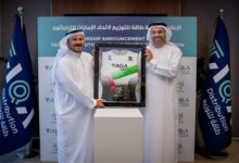 Omar Al Hashmi CEO of TAQA Distribution Abdul Malik Mohammed Abdul Rahim Jani