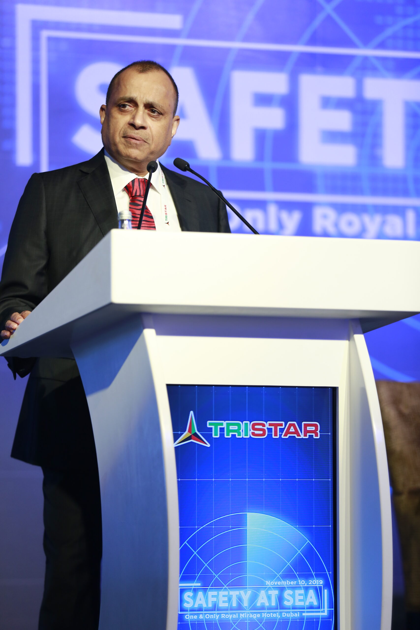 Tristar Group CEO Eugene Mayne at the inaugural Safety at Sea Conference in 2019 scaled
