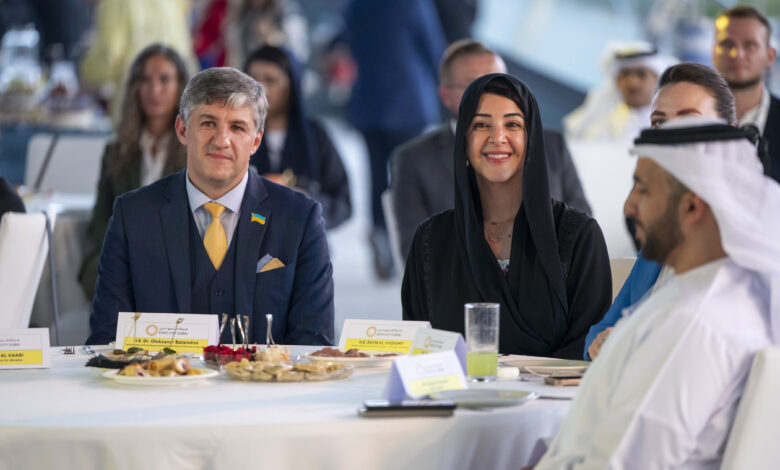 مدينة إكسبو دبي تستضيف قادة المدن والأعمال الأوكرانيين لتعزيز العلاقات التجارية والثقافية واستكشاف حلول التنمية الحضرية  1 الوزيرة