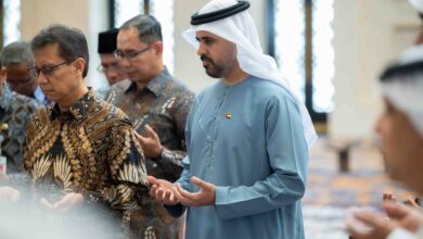 ذياب بن محمد بن زايد يزور جامع الشيخ زايد الكبير في مدينة سوراكارتا في إندونيسيا 10 9m708zud1k91nx7pn