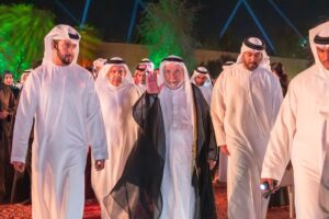 حاكم الشارقة يشهد الحفل الرسمي لإدراج موقع الفاية على قائمة التراث العالمي لليونسكو 12 الشيخ سلطان حفل ادراج الفاية في اليونسكو