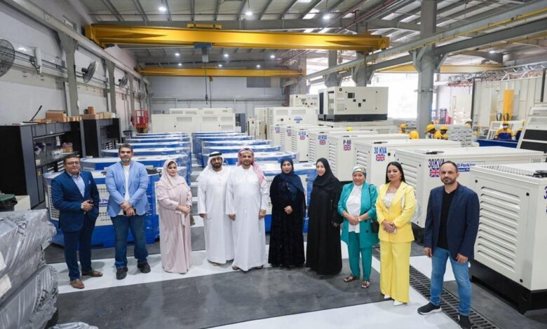 جمعية الصحفيين الاماراتية تقوم بزيارة "مجموعة باور سليوشن " لمولدات الطاقة في الشارقة الحرة وتؤكد علي دعم مسيرة الصناعة الوطنية 1 WhatsApp Image 2026 04 09 at 8.00.49 AM